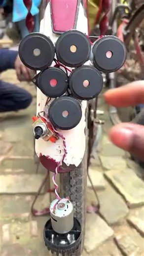 Electricity Generation Using Cycle Wheel and DC Motors