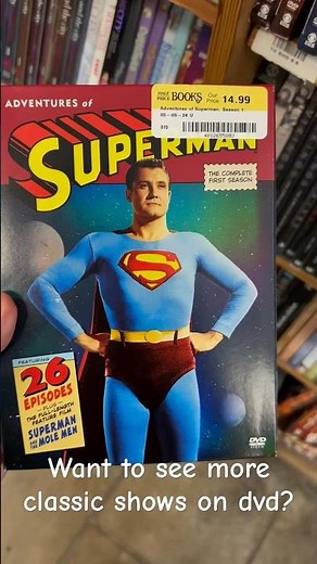 Classic Superman dvd collection season 1 and 2 / half price books