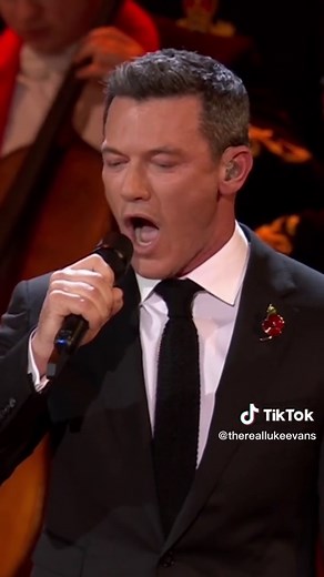 Luke Evans Performs I Vow To Thee, My Country at Royal British Legion Festival of Remembrance