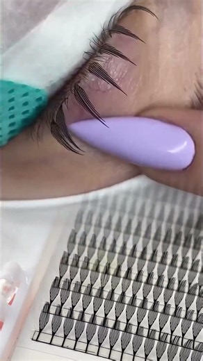 Spire Lashes are a key element in creating clean, defined Anime lash sets