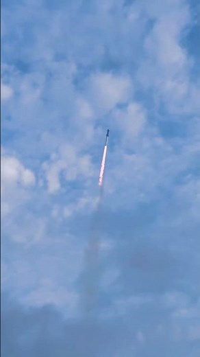 Second time watching a rocket launch