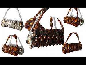 DIY SIMPLE BEAD BAG | BEAD BAG TUTORIAL FOR BEGINNERS || LATEST BEADED BAG TUTORIAL