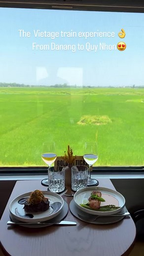 Remarkable experience with The Vietage train from Danang to Quy Nhon👌 | Thiện Nguyễn