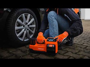 Compressore a Batteria BERNER 18V: 10,3 BAR per Gomme Camion e Mezzi Pesanti