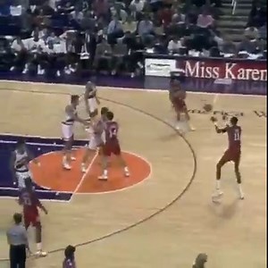 🗓 On this date in 1993, 7'7" Manute Bol went off for SIX threes in one half. Barkley’s reaction at the end is priceless. | Timeless Sports