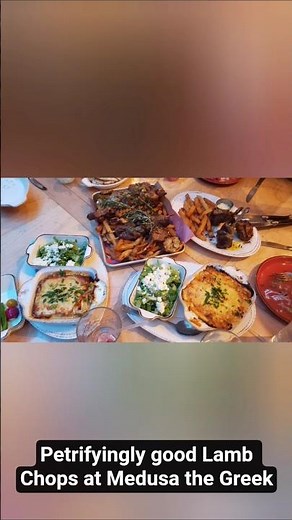 Petrifyingly good Lamb Chops at Medusa the Greek
