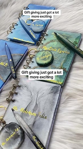 Customized Notepad Orders - Resin Pieces and Gift Ideas