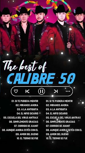 Calibre 50 Mix Exitos 2024 - Grandes Exitos De Calibre 50 - Album Completo Mas Popular 2024