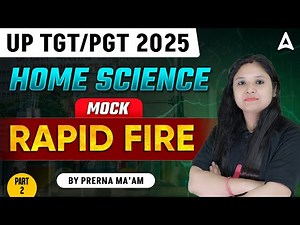 UP TGT PGT Home Science | TGT Home Science Mock Test | UP TGT PGT Home Science By Prerna Mam #2