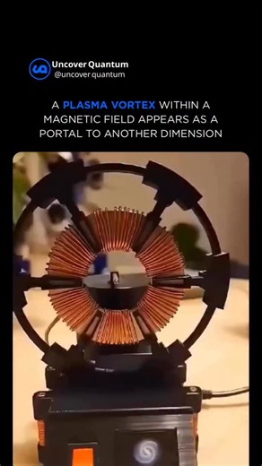 Quantum Computing & Tech ⚛️ on Instagram: "THIS PLASMA VORTEX LOOKS LIKE A PORTAL TO ANOTHER DIMENSION ⚡🌀 This isn’t CGI or special effects. It’s real physics happening in a lab—a plasma vortex spinning inside a magnetic field. And honestly? It looks exactly like something from a sci-fi movie. What’s Actually Happening: Plasma is the fourth state of matter (after solid, liquid, and gas). It’s basically ionized gas—atoms that have been stripped of electrons, making them electrically charged. Whe