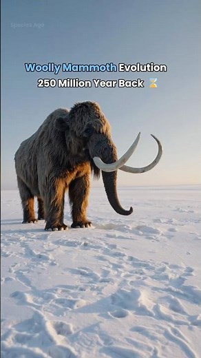 🦣 Mammoth Evolution in 40 Seconds!