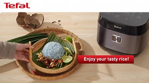 This rice cooker is designed to simplify your cooking routine, making fluffy, delicious rice a breeze to achieve every time. Let the Tefal Delirice Plus Rice Cooker be your kitchen companion, whether you're a busy professional, a student, or a cooking enthusiast. #athomewithTEFAL #Delirice #ricecooker #BlueLemakRice #recipe | Tefal Appliance Philippines