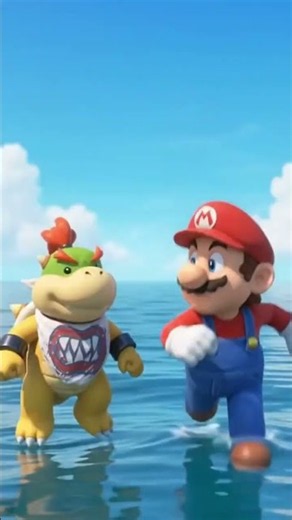 Bowser Jr. Steals the Forbidden Star! 😱 Mario to the Rescue #Shorts