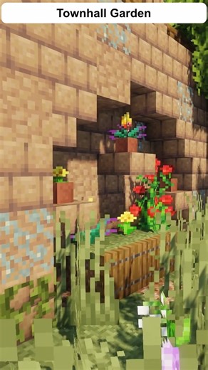 Town Garden Build 🌿 | Village Makeover EP17 #shorts