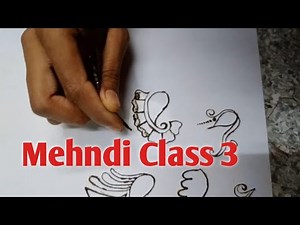 Mehndi Class 3 | How to learn Mehndi for Beginners| How to learn henna / Mehndi