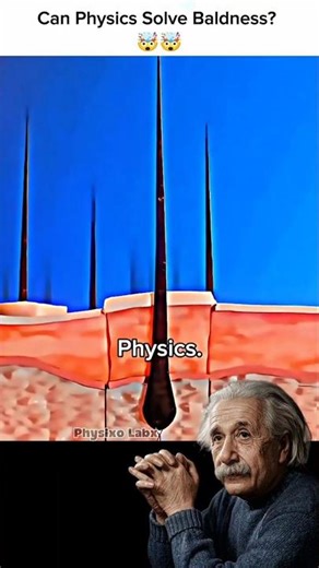 The Hidden Physics Behind Baldness 😱 #shorts