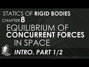 Statics of Rigid Bodies Chapter VIII Equilibrium of Concurrent Force System in Space (Philippines)