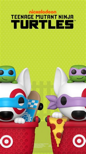 The Teenage Mutant Ninja Turtles are basket surfing with Bullseye as new Target-exclusive collectibles. Will you find Pop! Bullseye with Leonardo or the chase of Pop! Bullseye with Donatello (1 in 6 rarity). Can you guess which ninja turtle is up next? https://bit.ly/3XUrGuR #TMNT #Target #FunkoPop TMNT | Funko