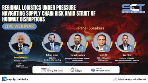 Supply Chain Talks Webinar | Navigating Supply Chain Risk Amid Strait of Hormuz Disruptions | Supply Chain Talks