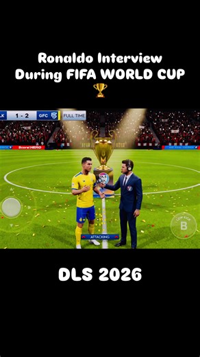Ronaldo interview for FIFA world cup in DLS 26 | Dream League Soccer 2026 #dls26 #dreamleaguesoccer2026 #dls #dls26legends #dls26update
