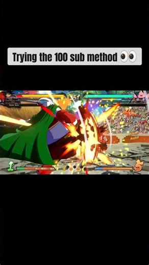 They Said This Sound Gives 100 Subs… Let’s See 👀 (DBFZ Fat Buu Combo)