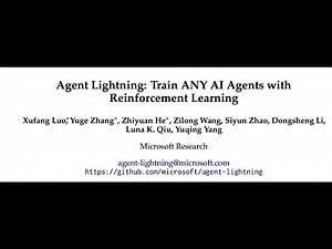 Agent Lightning: Train ANY AI Agents with Reinforcement Learning