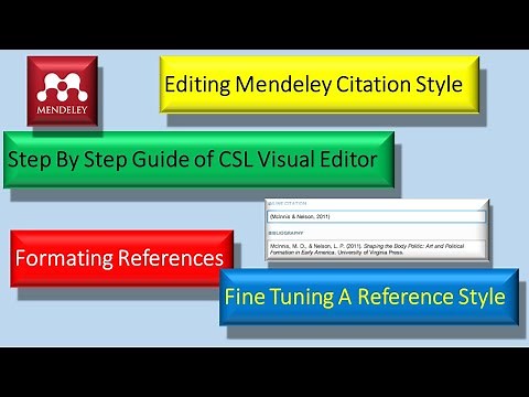 How To Create New Style For Mendeley | Step By Step Tutorial
