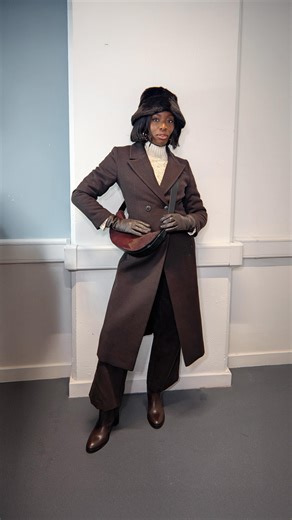 AJ Odudu on Instagram: "POV: You’ve cracked winter layering. Solid basics, long wool socks and a warm head. @marksandspencer has you covered. AD"