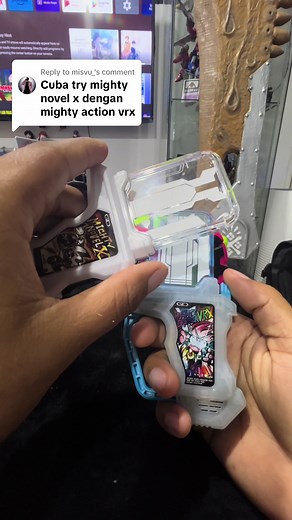 Mighty Novel X Kamen Rider Transformation Scene