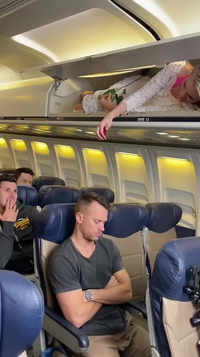 Romantic Airplane Proposal with Emotional Reactions