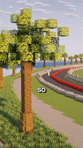 Recreating Albert Park Circuit in Minecraft Day 9 🏎️