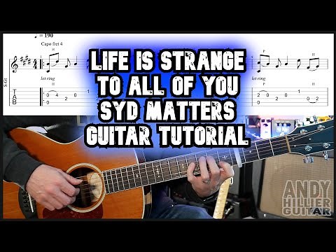 Life Is Strange To All Of You Syd Matters Guitar tutorial Lesson