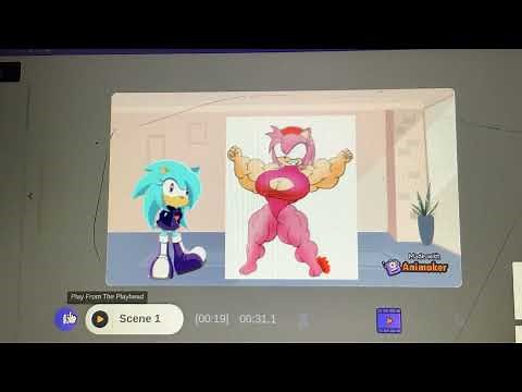 Muscle growth amy rose