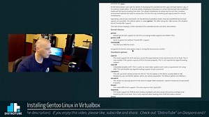 Installing Gentoo Linux in Virtualbox