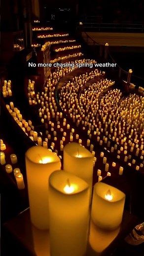 No more chasing the spring weather | Candlelight Concerts 🕯️🌷