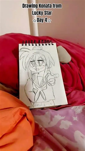 omfg she looks so chopped... #konata #art #drawing #helpmemakethismakesense