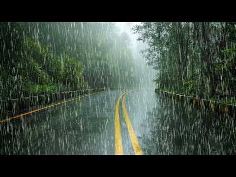 Bruit de Pluie Relaxant pour Dormir après 5 Minutes - Pluie pour dormir, Méditation - White Noise