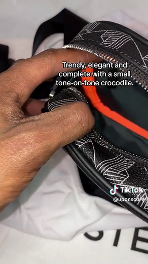 Lacoste 🐊 MEN'S 💠💠THE BLEND 💠💠 SMALL MONOGRAM CANVAS CROSSBODY BAG