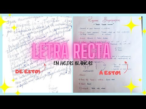 Como ESCRIBIR DERECHO en HOJAS BLANCAS | COMO ESCRIBIR DERECHO EN PAPEL BOND #apuntesbonitos