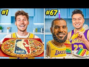 100 EXTREME NBA Food Challenges!