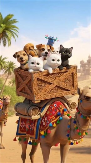 #babytom Baby cat and friends going to India 🇮🇳🏳 #ai #shorts #reel #youtube #cat