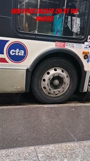CTA New Flyer D60LFR on Rt. 147 #4338 #shorts