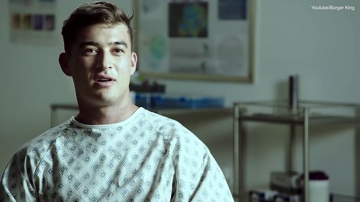 Burger King's 'Nightmare King' burger in 2018 commercial