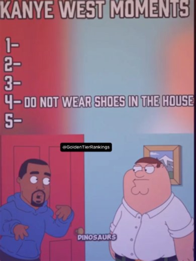Ranking the Funniest Family Guy Kanye West Moments 😂🔥 Family Guy and Kanye West in the same video is already a recipe for chaos 😂 From random jokes and awkward moments to scenes that somehow feel way too accurate, these clips had to be ranked. Some moments are so unexpected that you genuinely have to pause and process what you just watched 😭 This ranking brings together some of the funniest Family Guy moments involving Kanye West references, jokes, and edits. Whether you’re a Kanye fan, a Fa