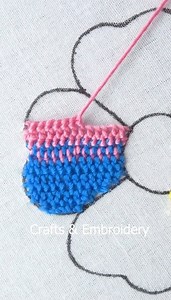 49K views · 263 reactions | Elegant flower embroidery for beginners! #diy #tutorial #design #viral #viralreels #reelsfb #embroidery #stitch #viralvideo #handmade #fypシ゚ #support #cute #everyone #easy #hand #satisfying #trending #reels #useful #diycrafts #fb #flowers #fbreels #reelsvideo | Crafts & Embroidery | Facebook