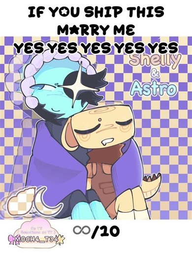 DRAWING ASTRO SHIPS BASED ON HOW MUCH I LIKE THEM!! 🌙 | Dandys world | #dandysworld #astro #shipper