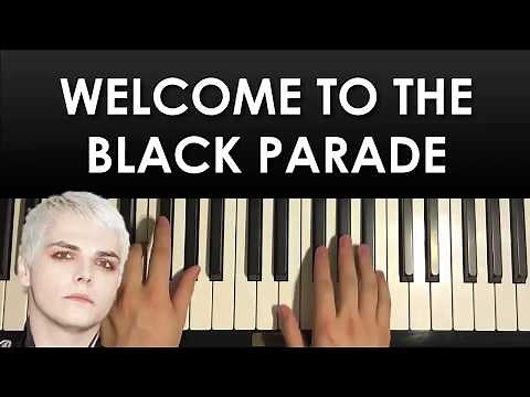 HOW TO PLAY - MCR - Black Parade (Piano Tutorial Lesson)