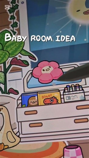 Baby/tolder kids room idea in toca boca 💕🌸