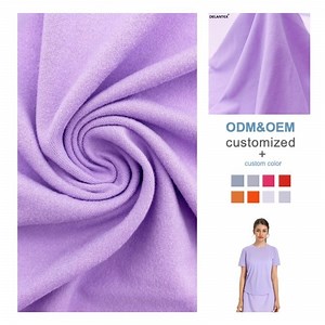 [Hot Item] Soft 95% Polyester 5% Spandex 180 GSM Solid Brushed Jersey Fabrics