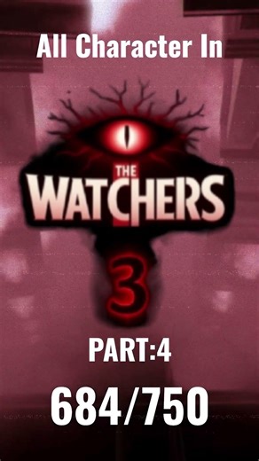 All Characters In "The Watchers [Chapter 3]" | PART 4 #roblox #horror #edit #TheWatchersRoblox